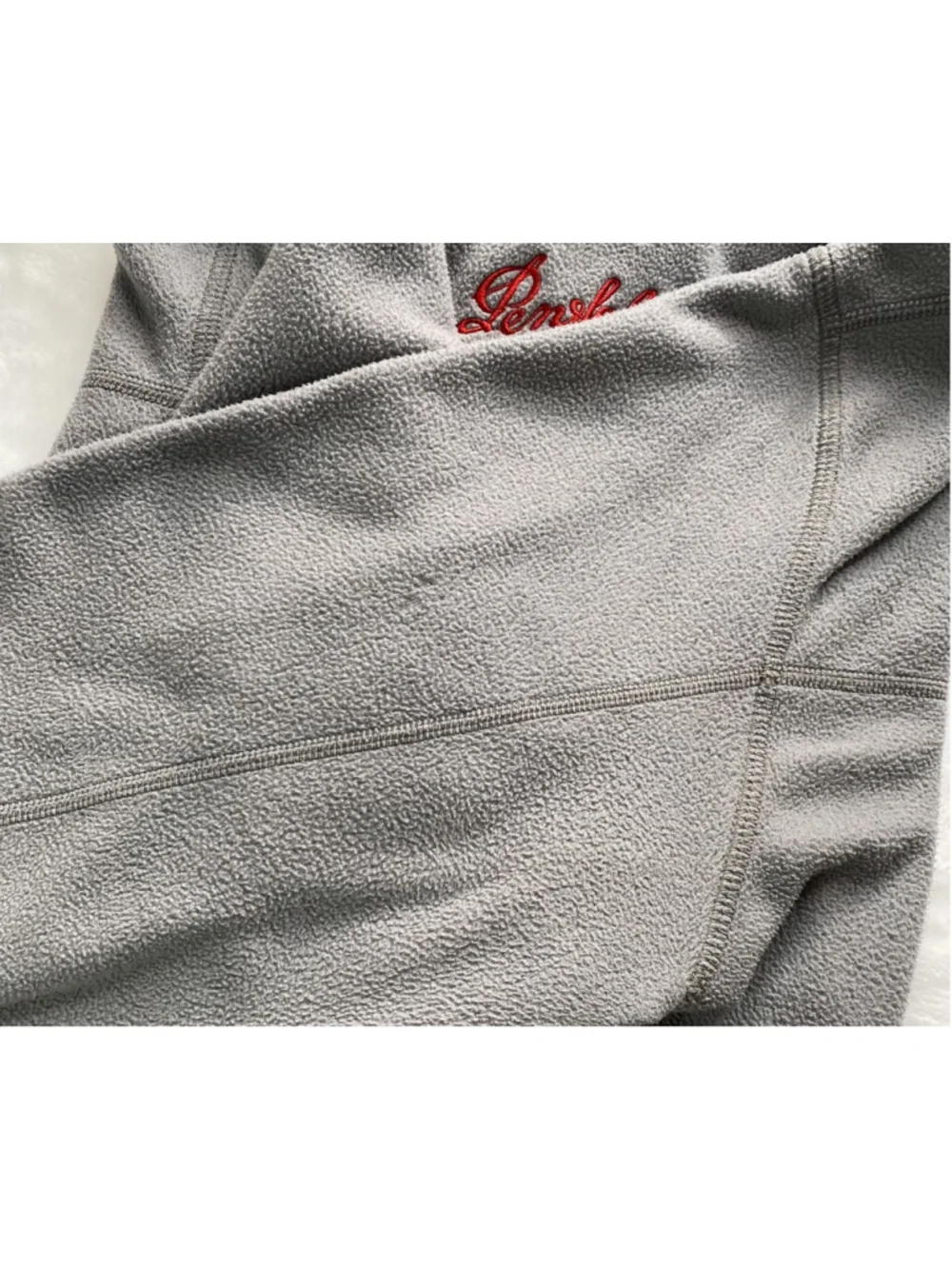Patagonia Men's Micro D 1/4 Zip Fleece Pullover Gray 